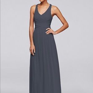 David’s Bridal Crisscross Back Bridesmaid Dress